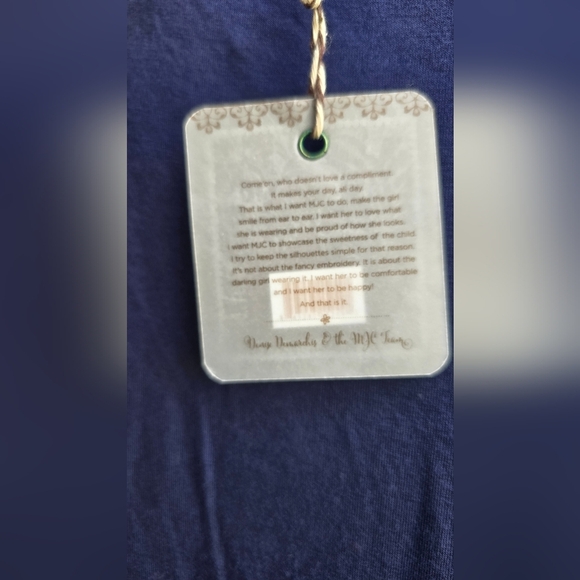 Matilda Jane New With Tag Elegant Blue Women's Top - Picture 11 of 13